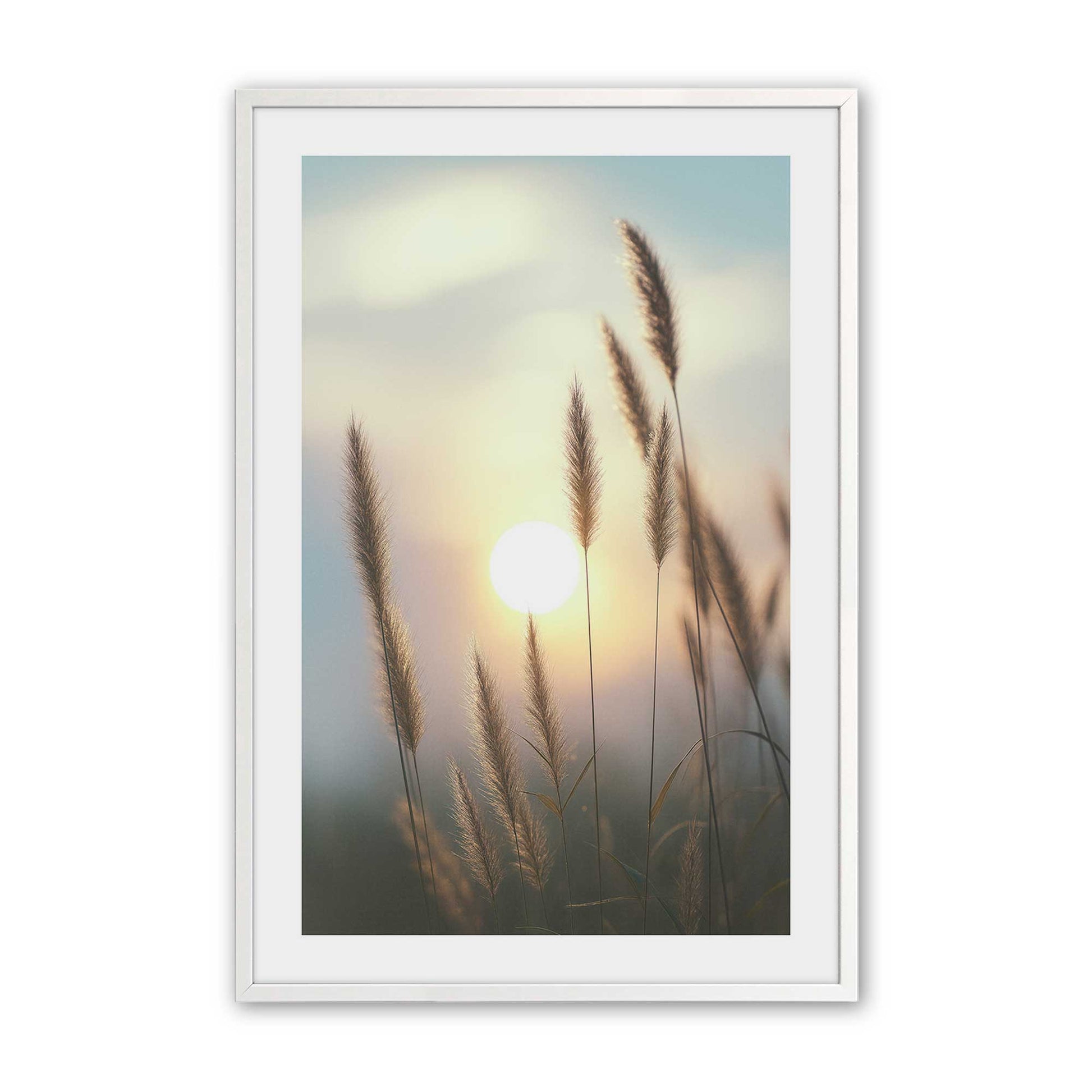[Color:Opaque White], Picture of art in a Opaque White frame