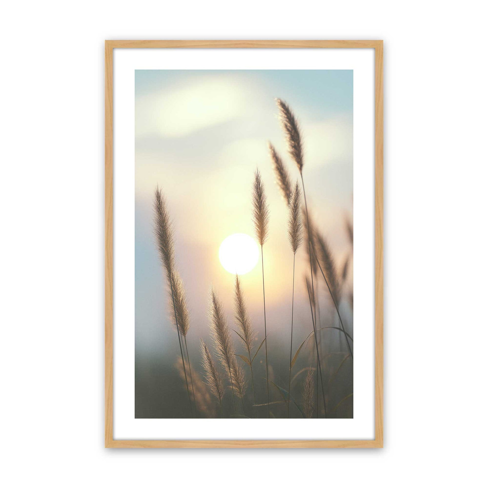 [Color:American Maple], Picture of art in a American Maple frame
