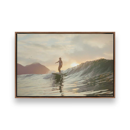 [Color:Walnut], Picture of art in a Walnut frame