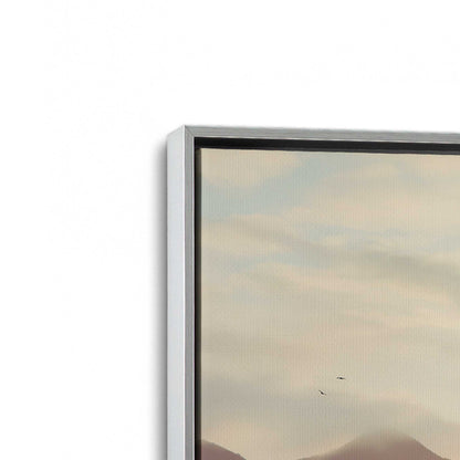 [Color:Polished Chrome], Picture of art in a Polished Chrome frame at an angle