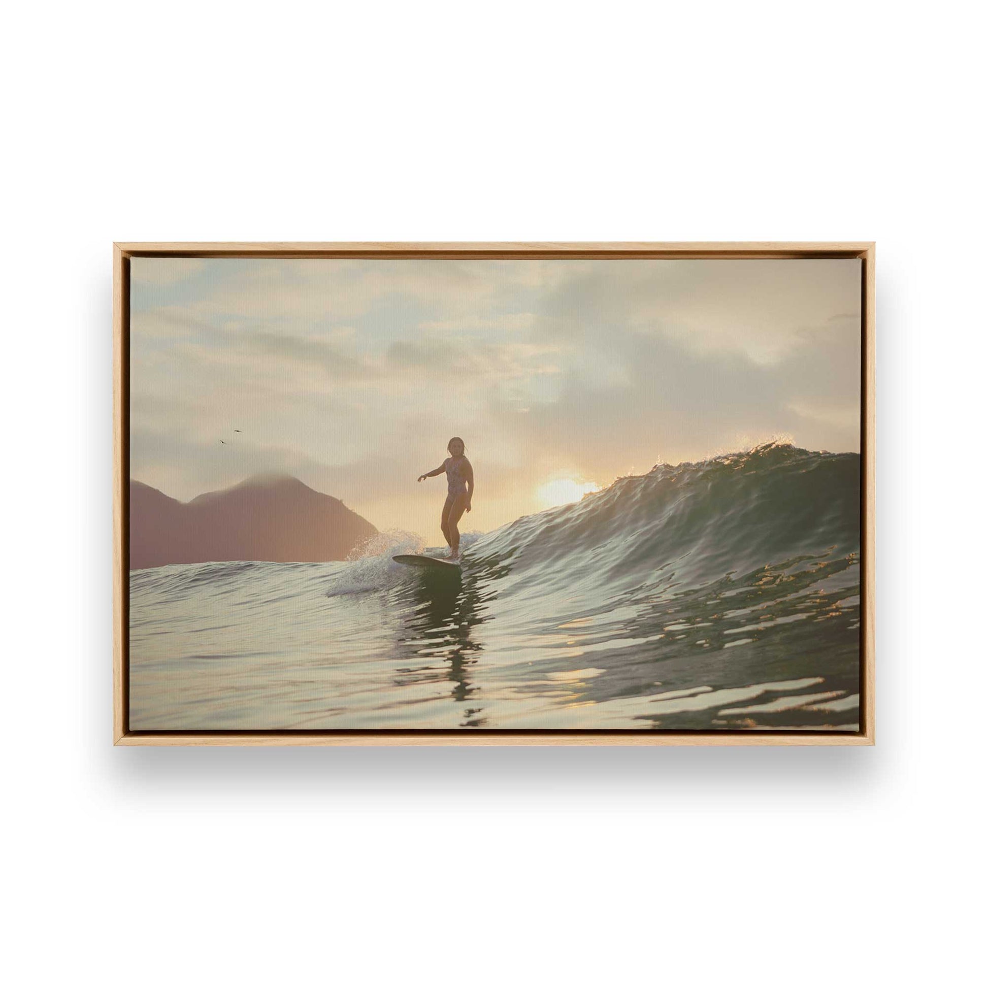 [Color:American Maple], Picture of art in a American Maple frame