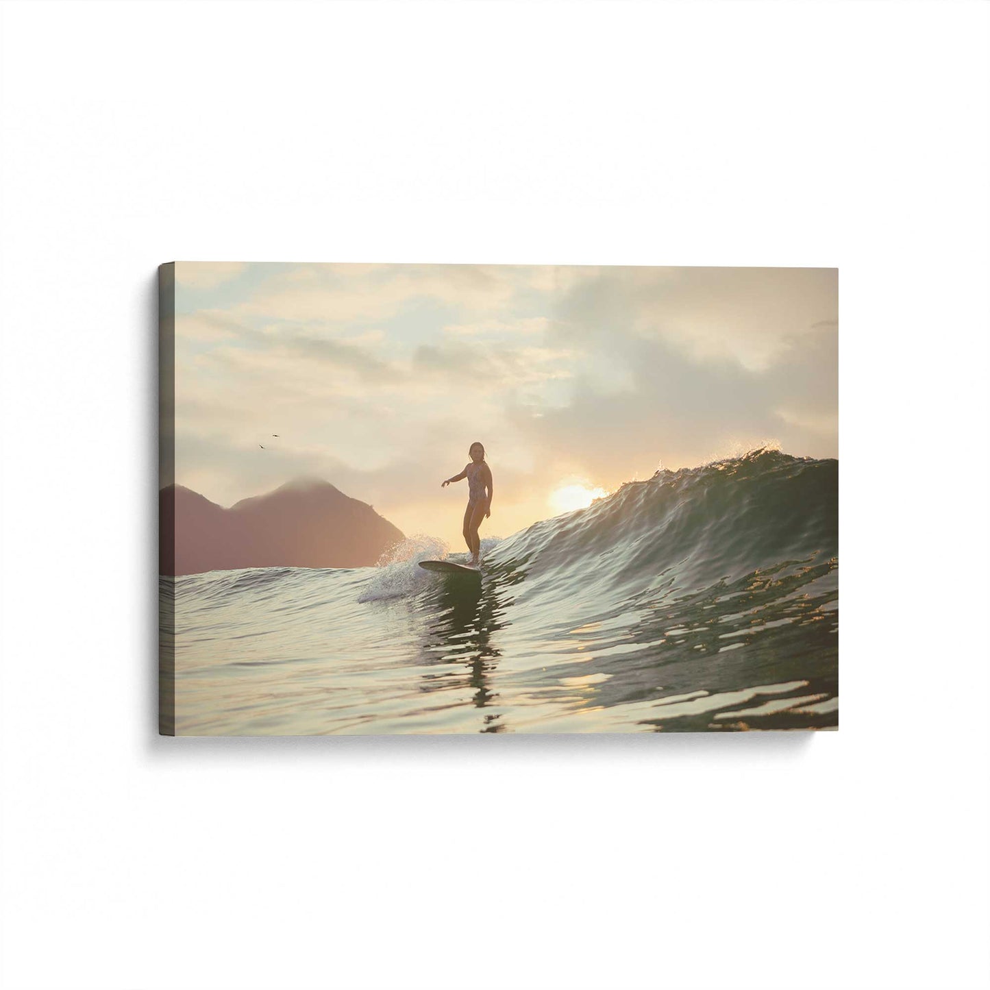 [Color:Stretched Canvas], Picture of art at an angle