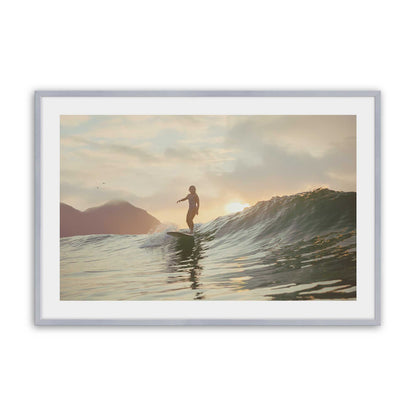 [Color:Polished Chrome], Picture of art in a Polished Chrome frame