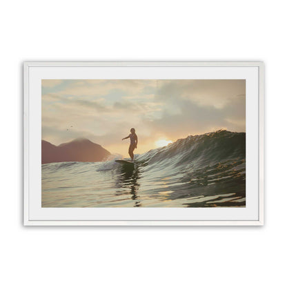 [Color:Opaque White], Picture of art in a Opaque White frame