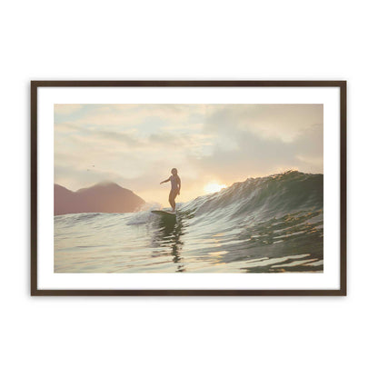 [Color:Belvinder Brown], Picture of art in a Belvinder Brown frame