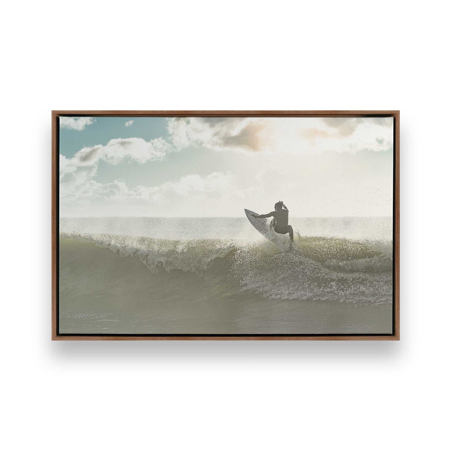 [Color:Walnut], Picture of art in a Walnut frame