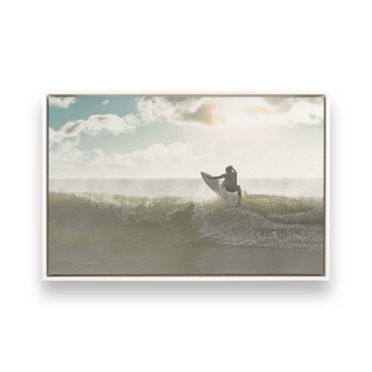 [Color:Opaque White], Picture of art in a White frame