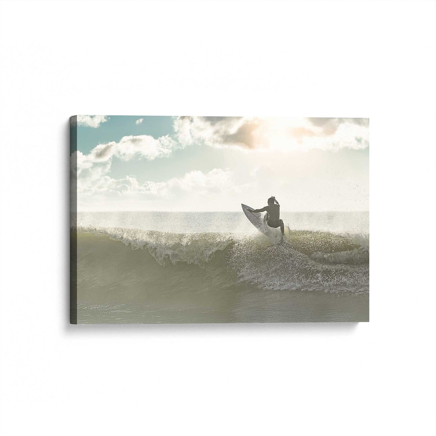[Color:Stretched Canvas], Picture of art at an angle