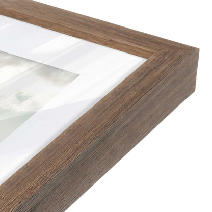 [Color:Walnut], Picture of art in a Walnut frame at an angle