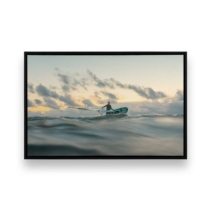 [Color:Satin Black], Picture of art in a Satin Black frame