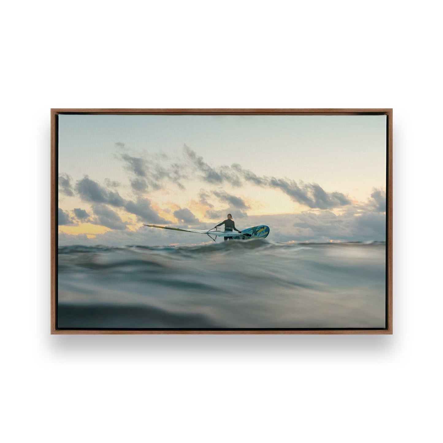 [Color:Walnut], Picture of art in a Walnut frame