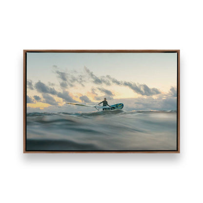 [Color:Walnut], Picture of art in a Walnut frame