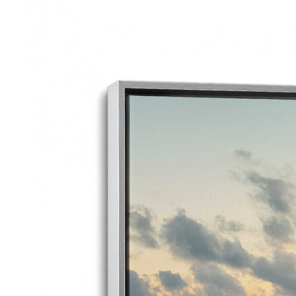 [Color:Polished Chrome], Picture of art in a Polished Chrome frame at an angle