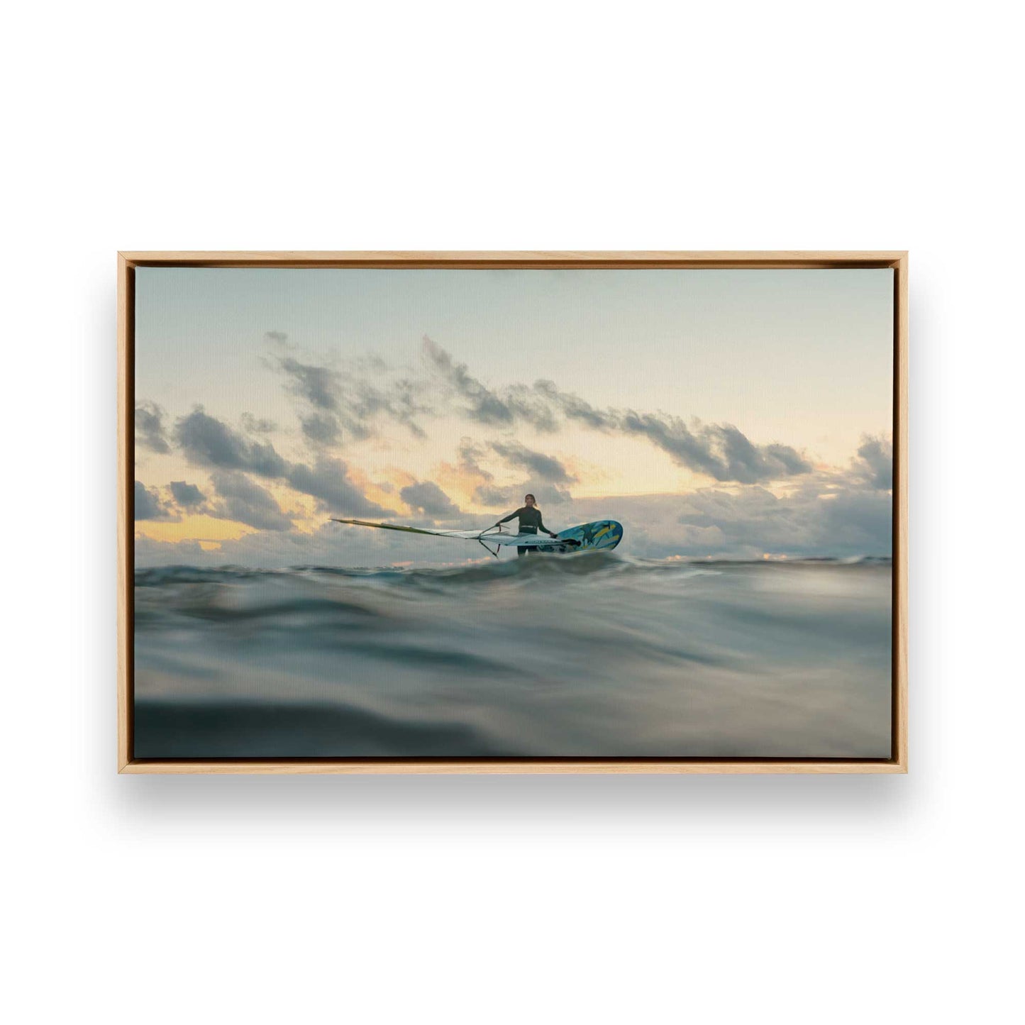 [Color:American Maple], Picture of art in a American Maple frame