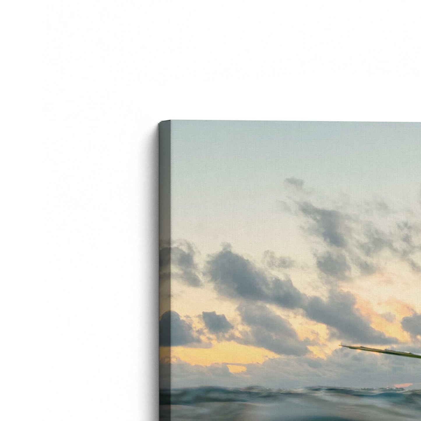 [Color:Stretched Canvas], Picture of the corner of the art