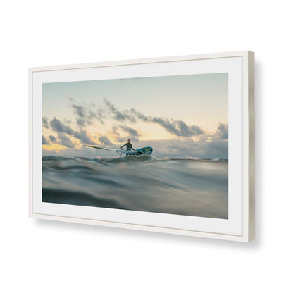 [Color:Opaque White], Picture of art in a Opaque White frame of the corner