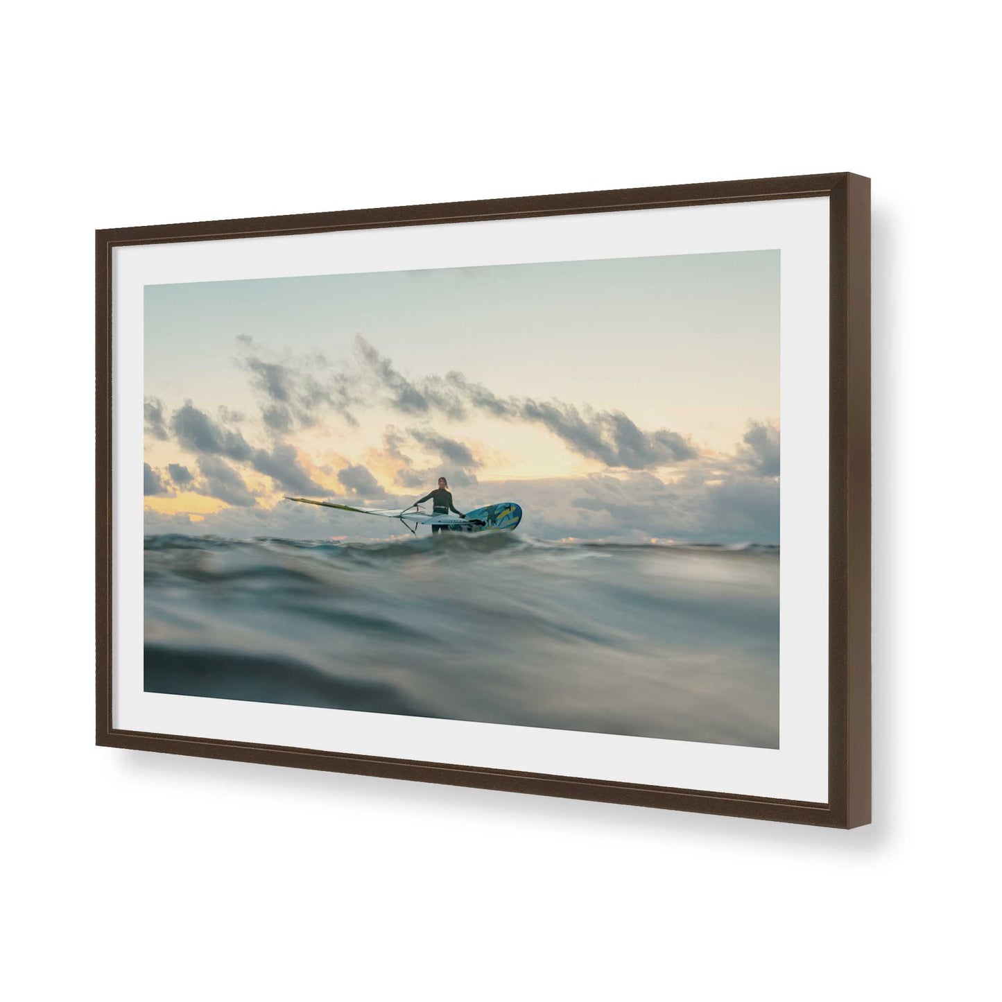 [Color:Belvinder Brown], Picture of art in a Belvinder Brown frame of the corner
