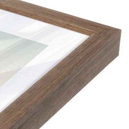 [Color:Walnut], Picture of art in a Walnut frame at an angle