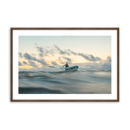 [Color:Walnut], Picture of art in a Walnut frame