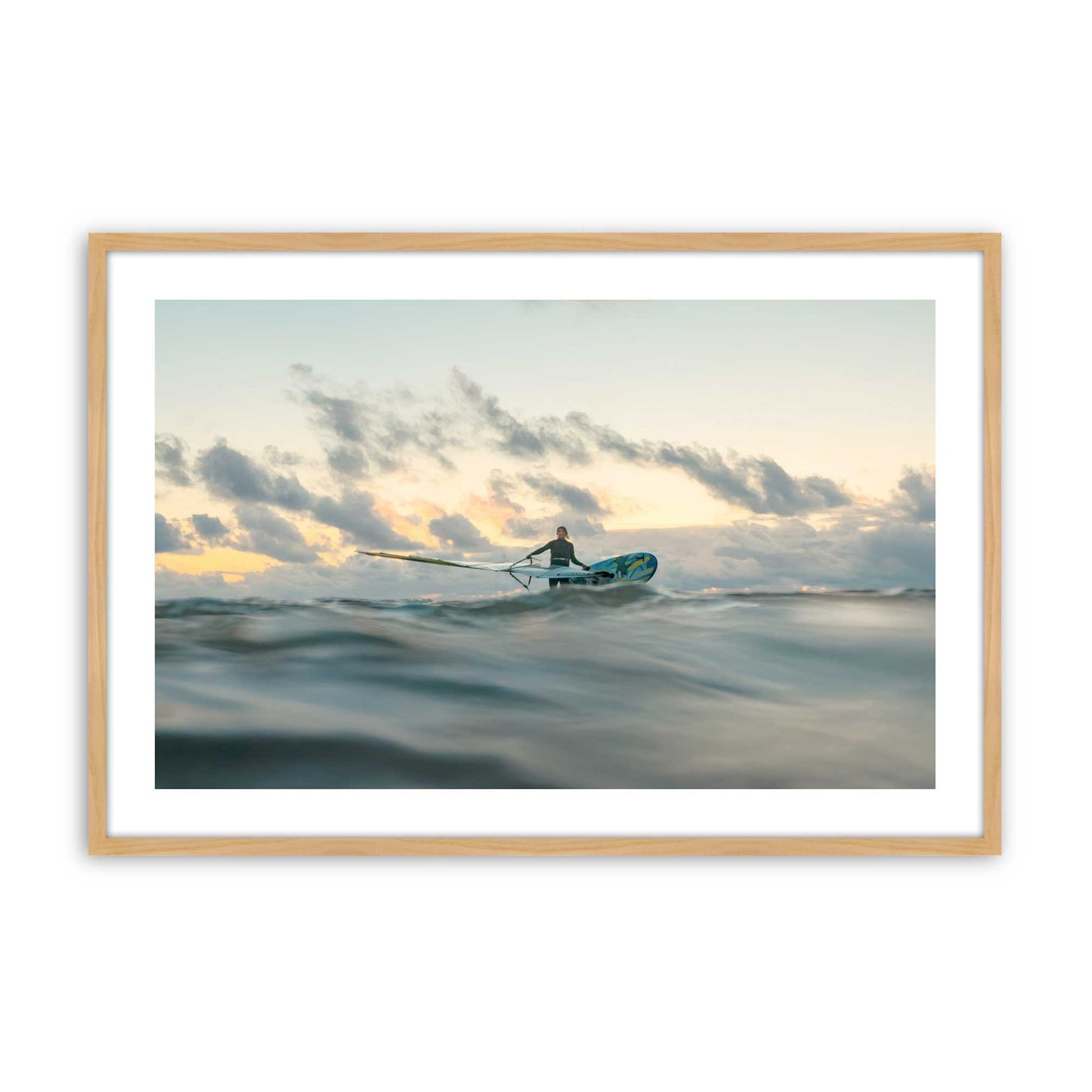 [Color:American Maple], Picture of art in a American Maple frame