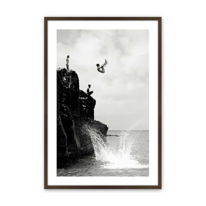 [Color:Brown], Picture of art in a Brown frame
