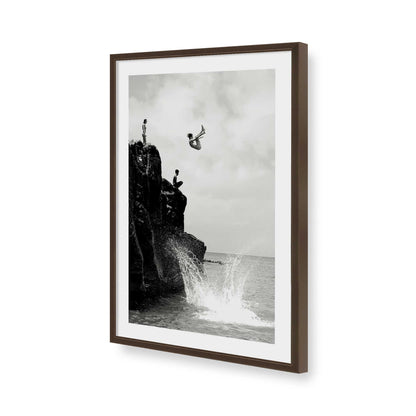 [Color:Belvinder Brown], Picture of art in a Belvinder Brown frame of the corner