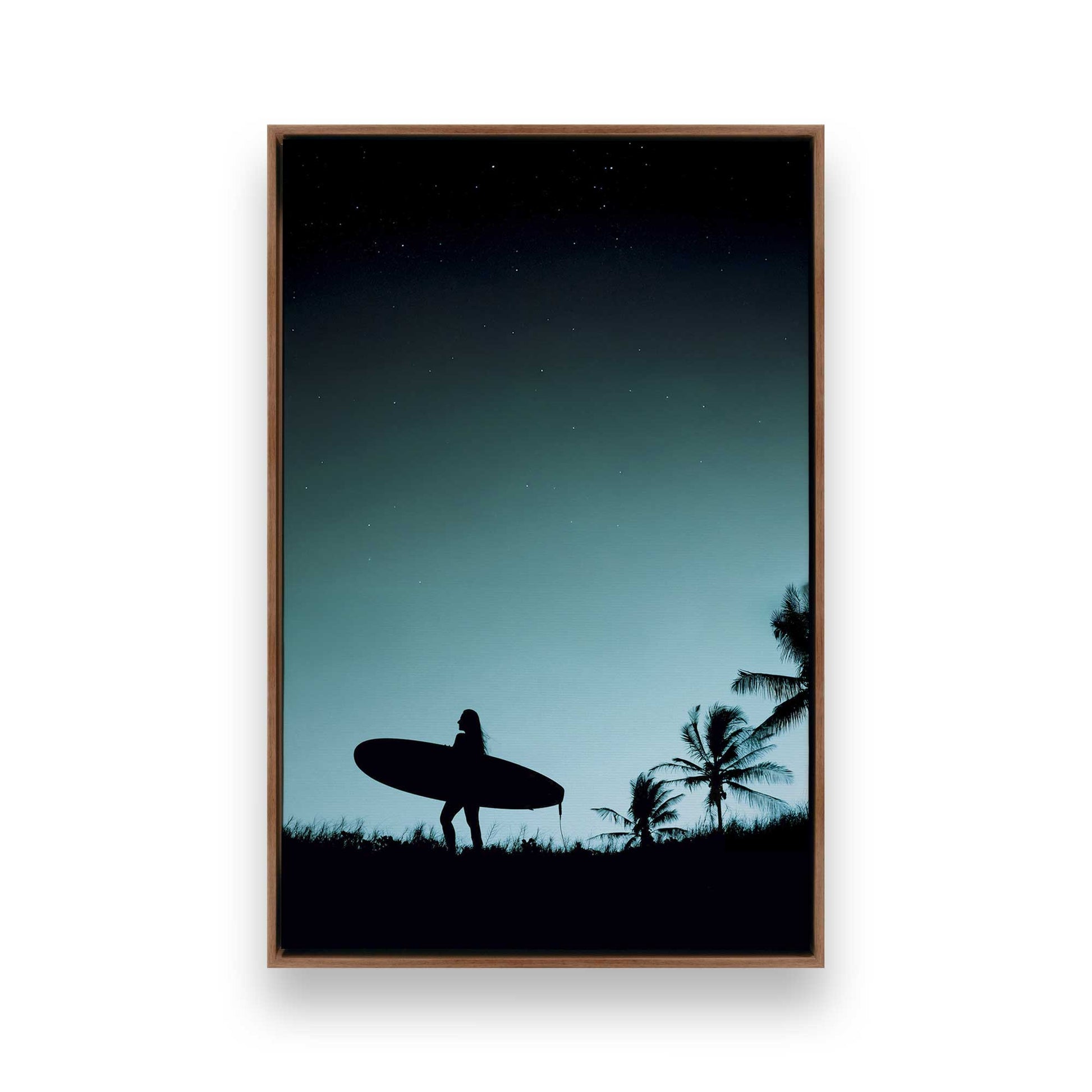 [Color:Walnut], Picture of art in a Walnut frame