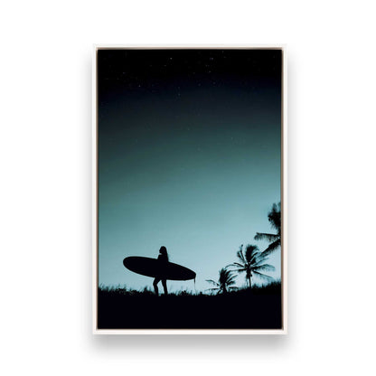 [Color:Opaque White], Picture of art in a White frame