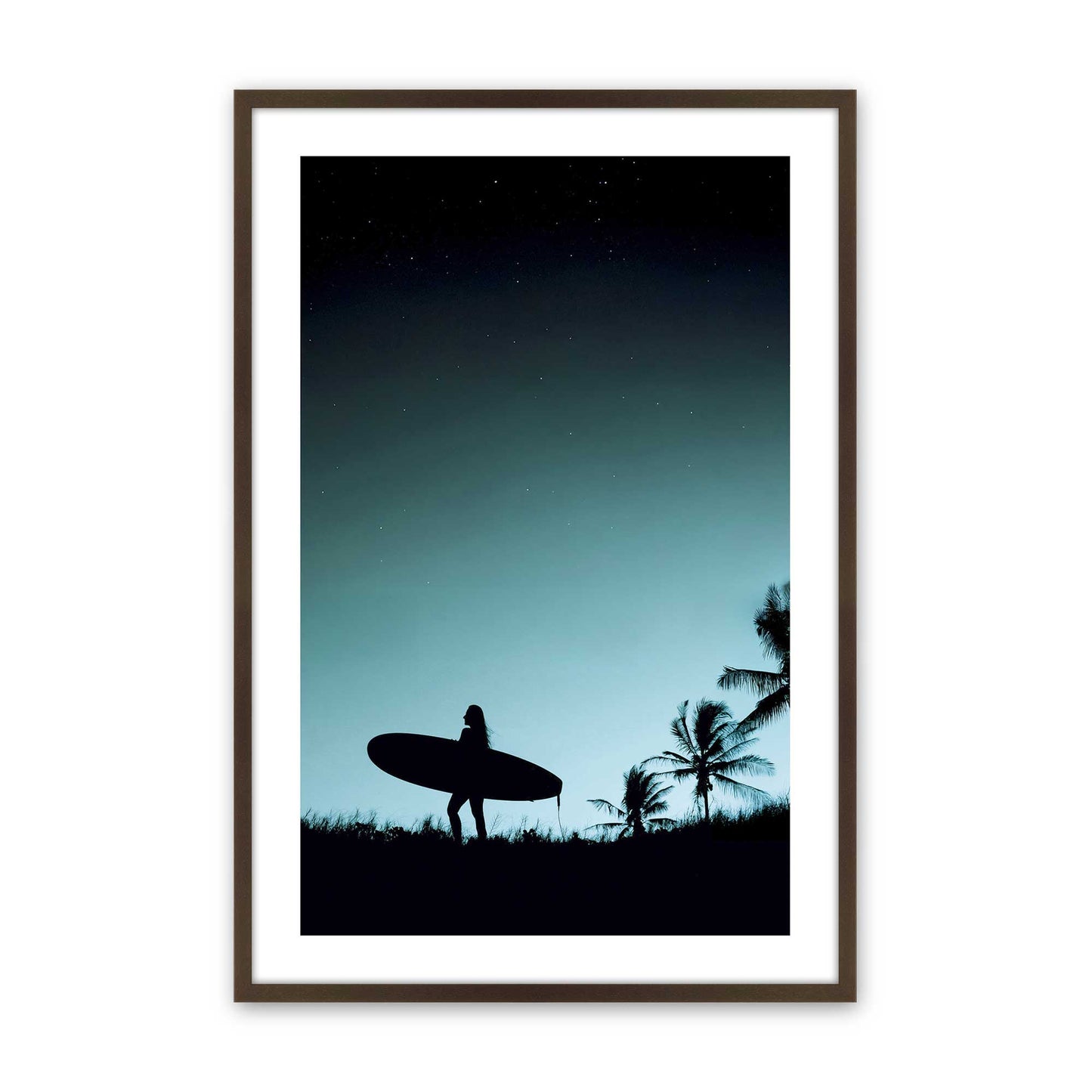 [Color:Belvinder Brown], Picture of art in a Belvinder Brown frame