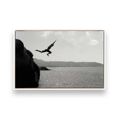 [Color:Opaque White], Picture of art in a White frame