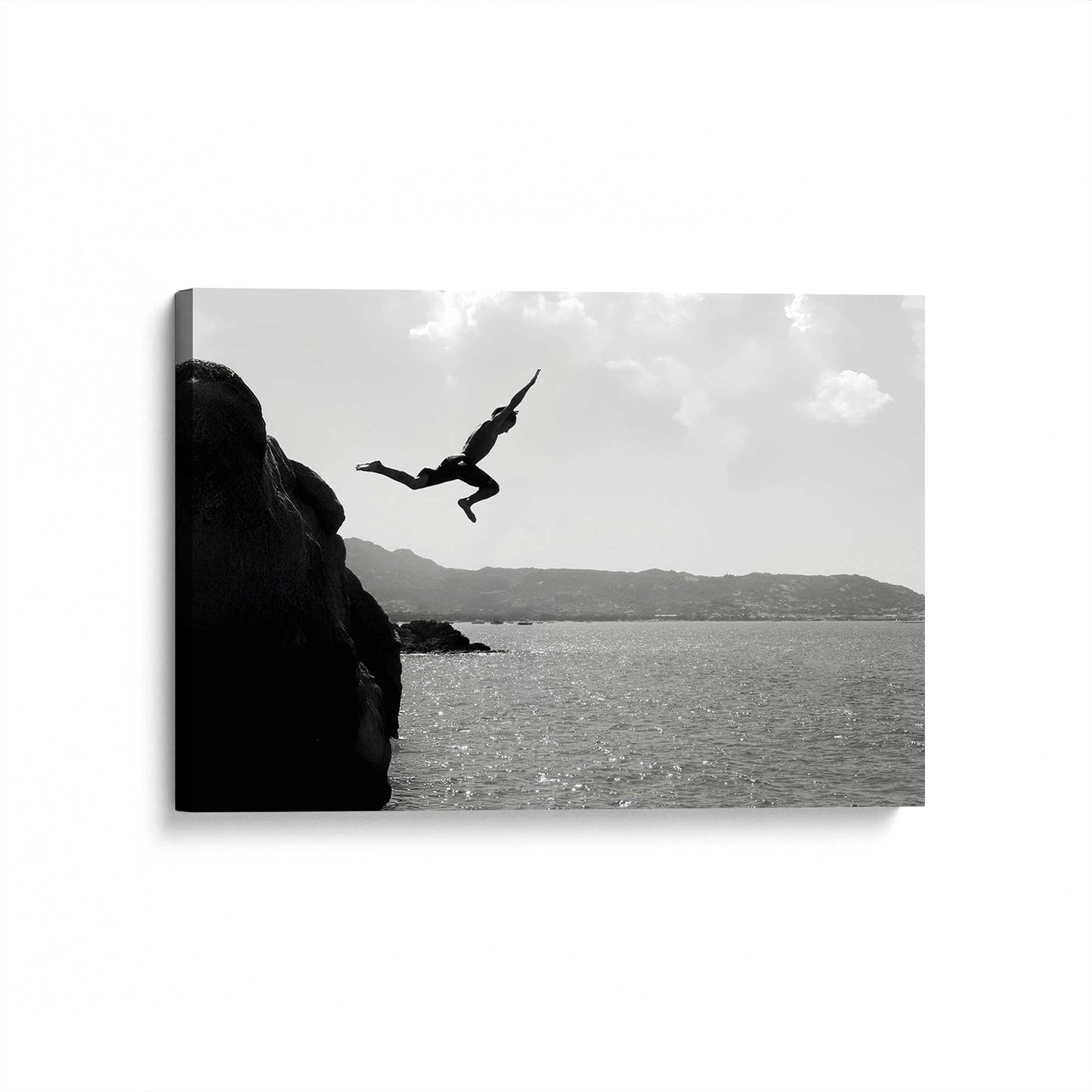 [Color:Stretched Canvas], Picture of art at an angle