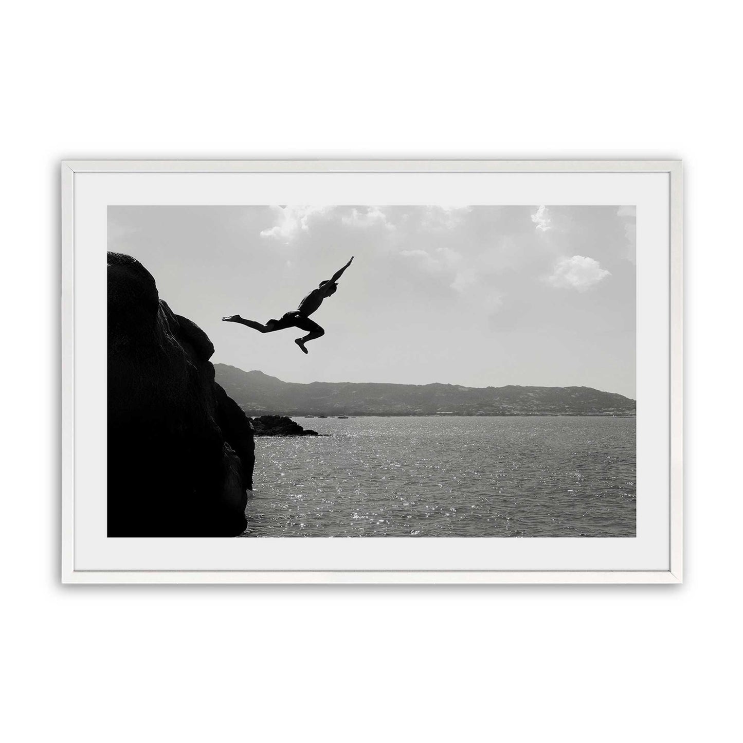 [Color:Opaque White], Picture of art in a Opaque White frame