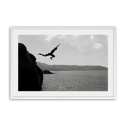 [Color:Opaque White], Picture of art in a Opaque White frame