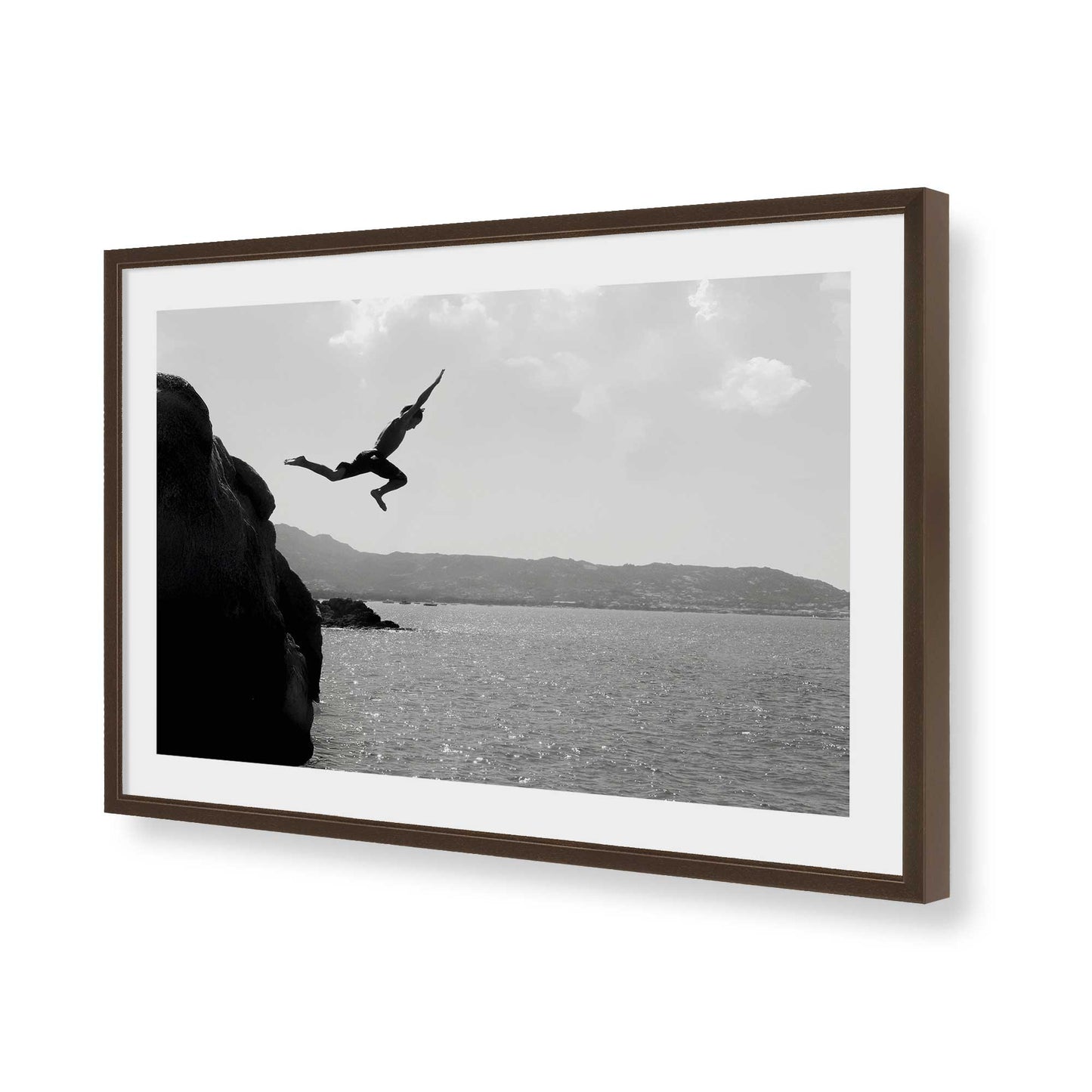 [Color:Belvinder Brown], Picture of art in a Belvinder Brown frame of the corner