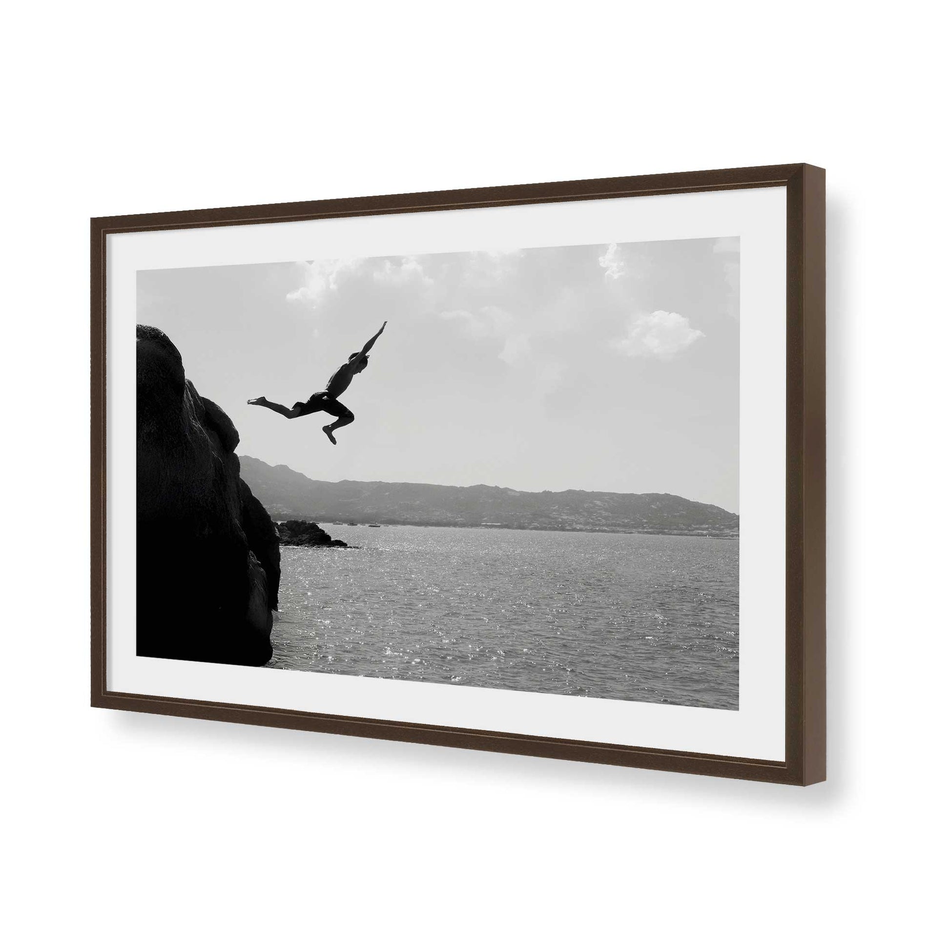[Color:Belvinder Brown], Picture of art in a Belvinder Brown frame of the corner