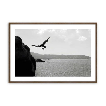[Color:Walnut], Picture of art in a Walnut frame