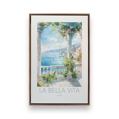 [Color:Walnut], Picture of art in a Walnut frame