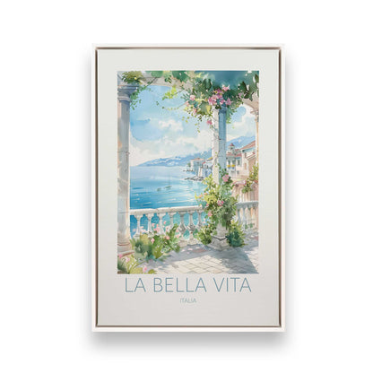 [Color:Opaque White], Picture of art in a White frame
