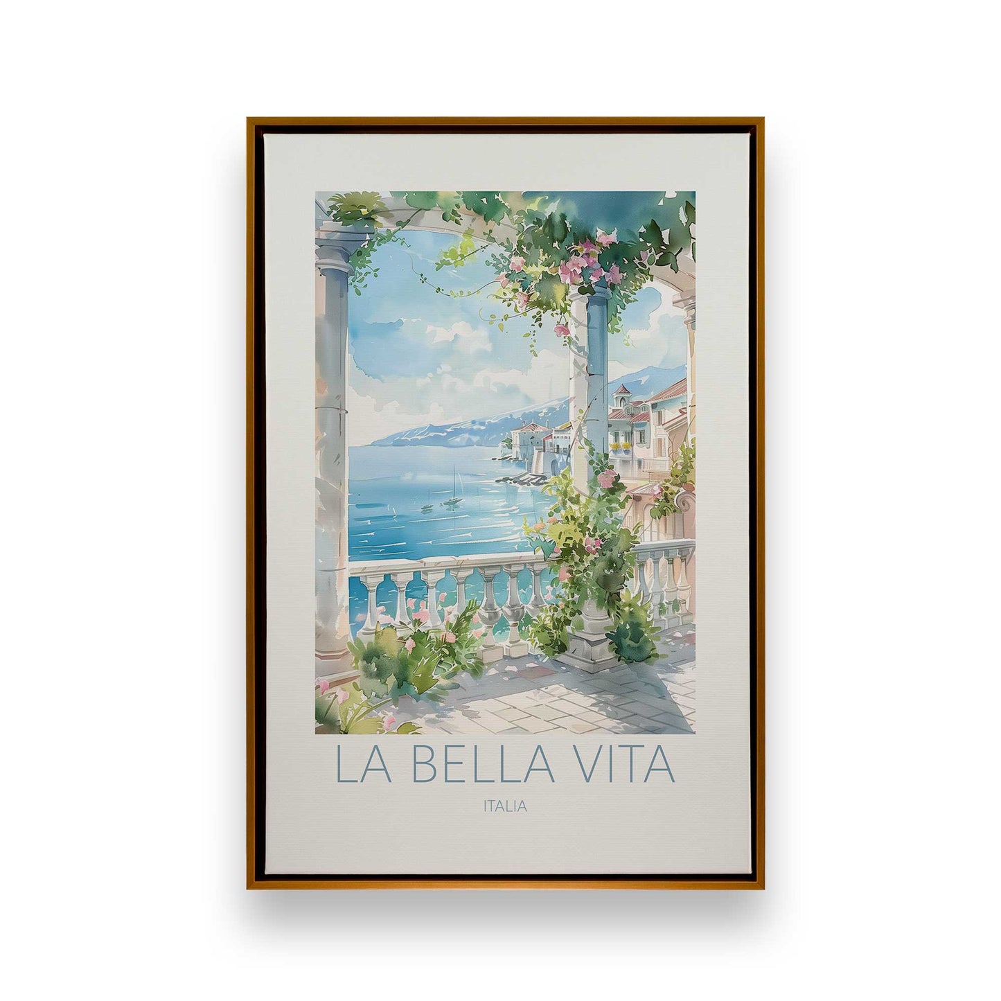 [Color:Polished Gold], Picture of art in a Polished Gold frame