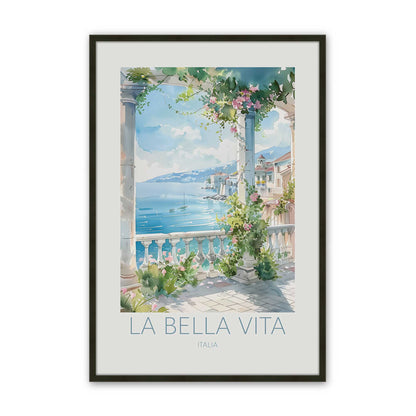[Color:Satin Black], Picture of art in a Satin Black frame