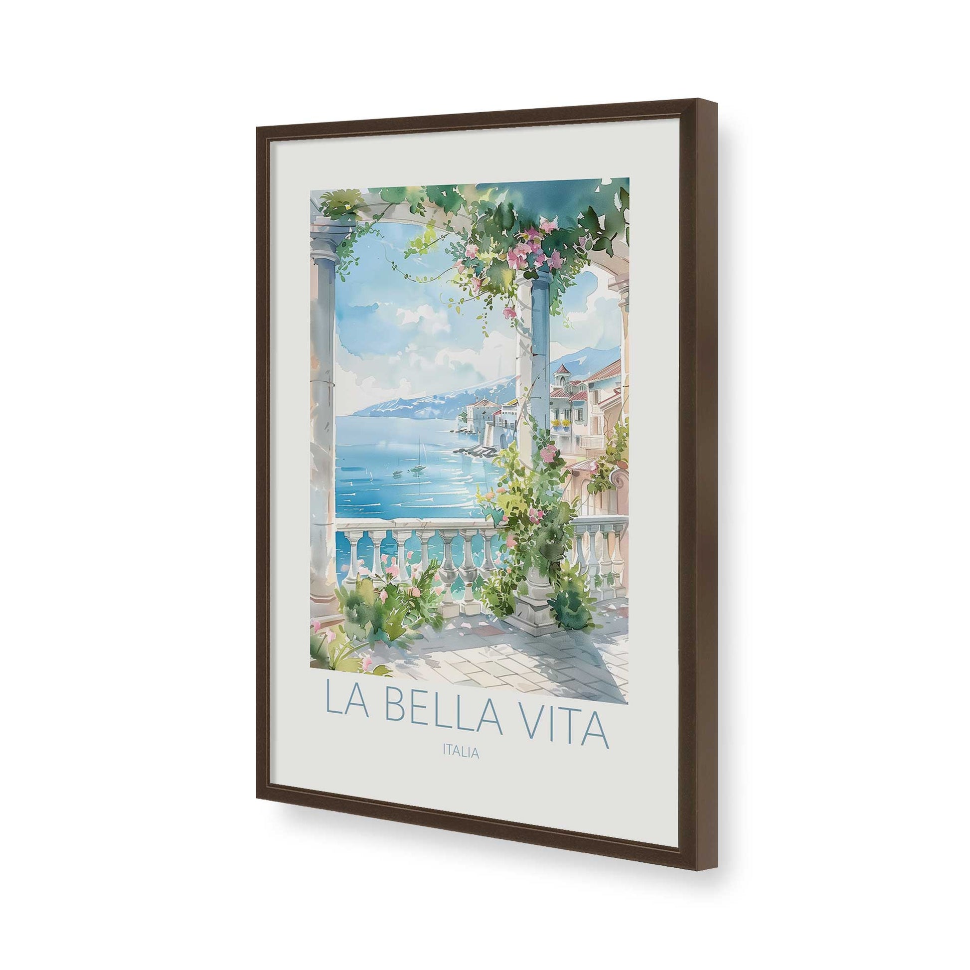 [Color:Belvinder Brown], Picture of art in a Belvinder Brown frame of the corner