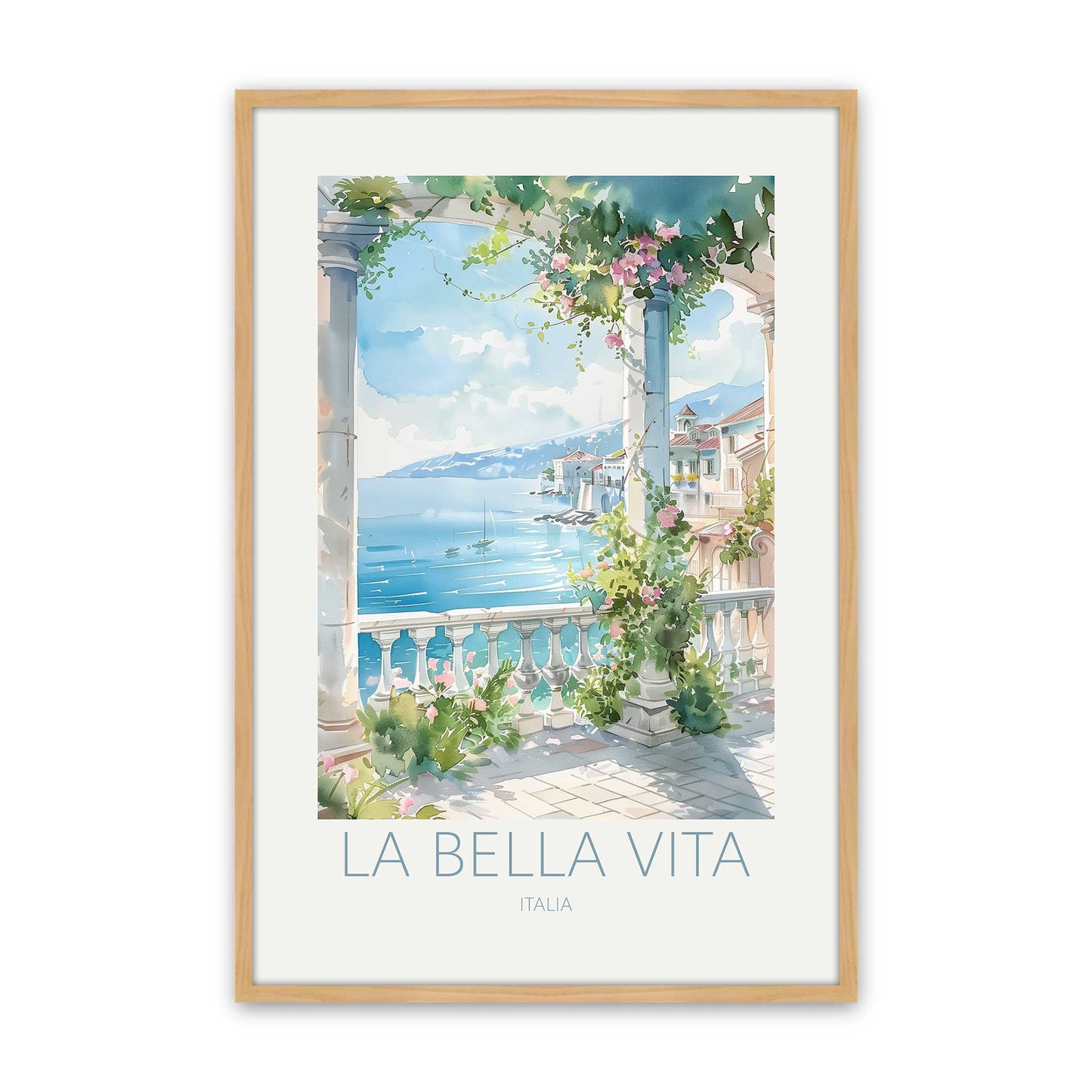 [Color:American Maple], Picture of art in a American Maple frame