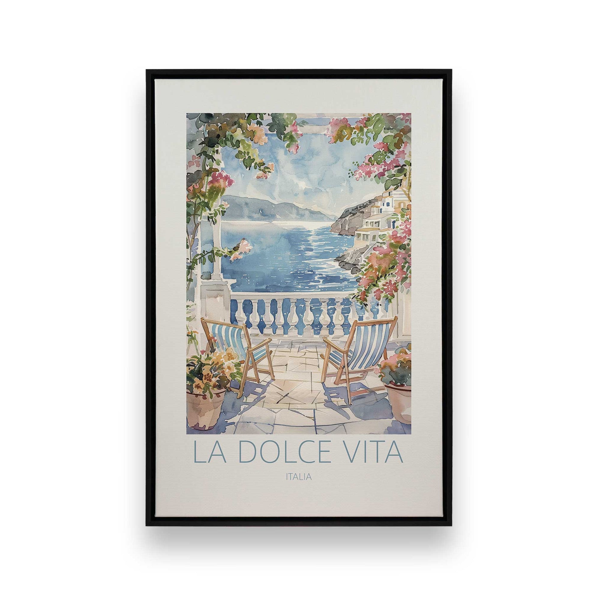 [Color:Satin Black], Picture of art in a Satin Black frame
