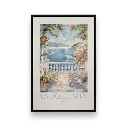 [Color:Satin Black], Picture of art in a Satin Black frame