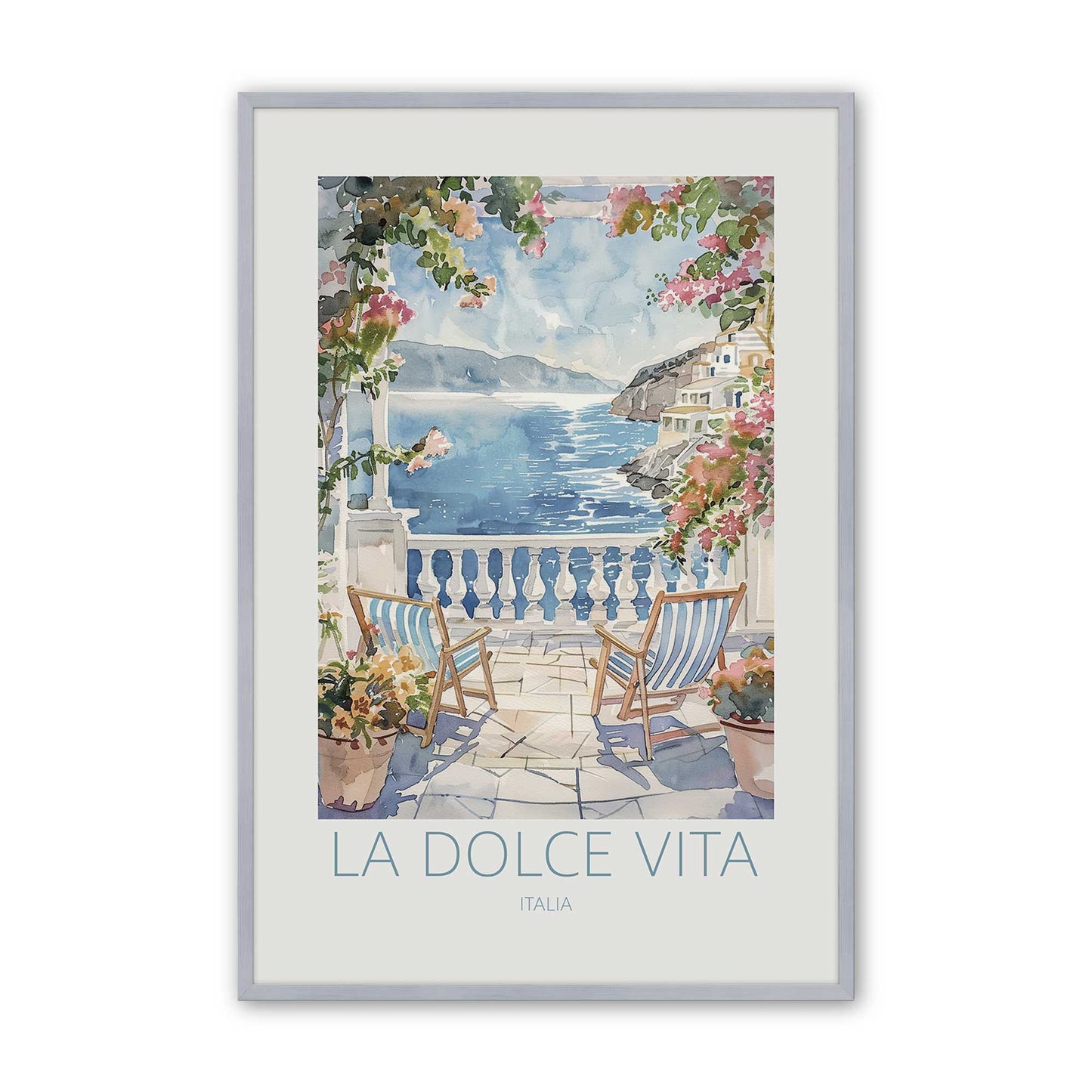 [Color:Polished Chrome], Picture of art in a Polished Chrome frame