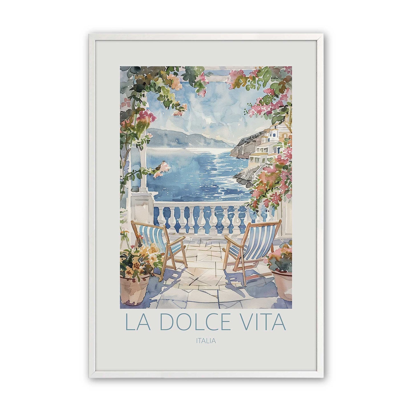 [Color:Opaque White], Picture of art in a Opaque White frame