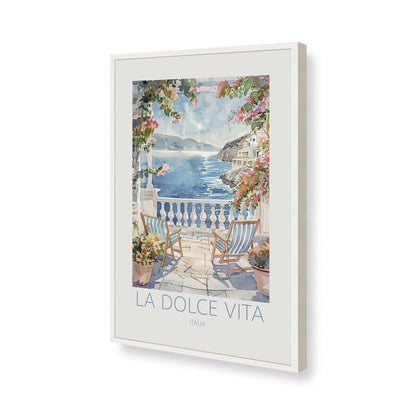 [Color:Opaque White], Picture of art in a Opaque White frame of the corner