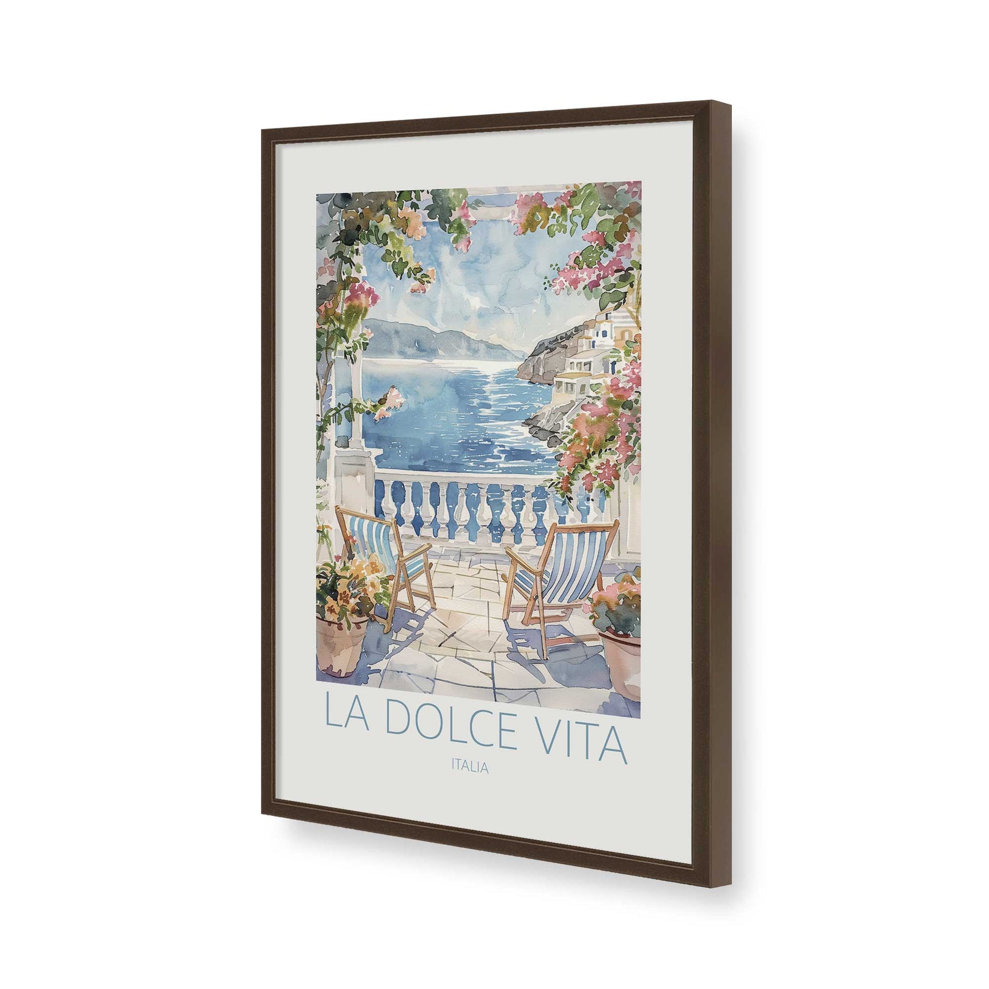 [Color:Belvinder Brown], Picture of art in a Belvinder Brown frame of the corner