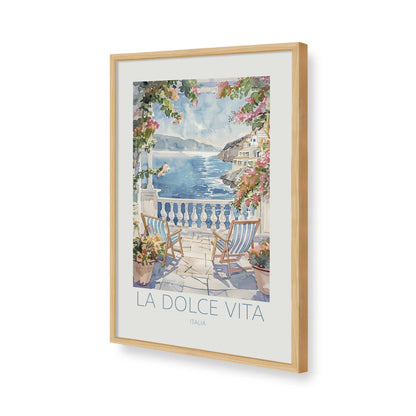 [Color:American Maple], Picture of art in a American Maple frame of the corner