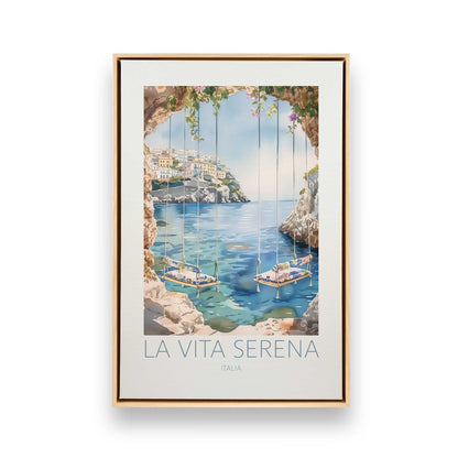 [Color:American Maple], Picture of art in a American Maple frame